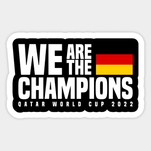 Qatar World Cup Champions 2022 - Germany Sticker